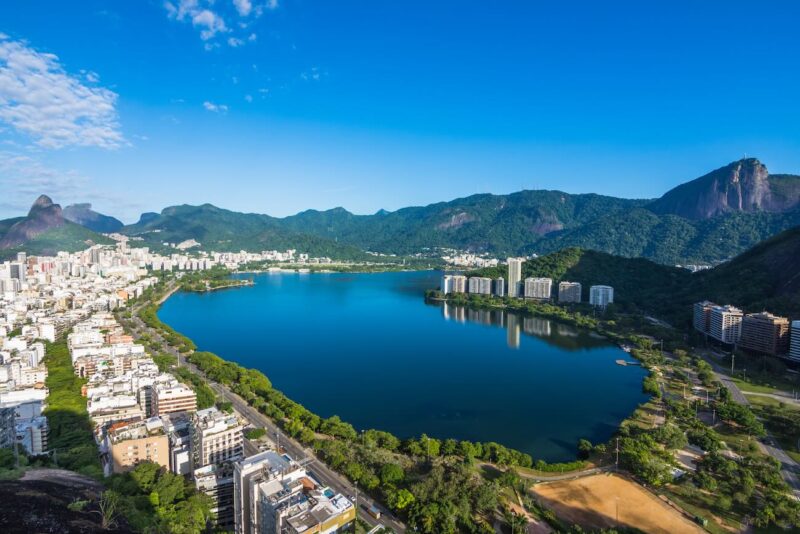 Lagoa, uno de los barrios de clase acomodada  donde alojarse en Rio de Janeiro