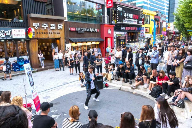 Hongdae, una buena zona econ&oacute;mica donde dormir en Se&uacute;l 